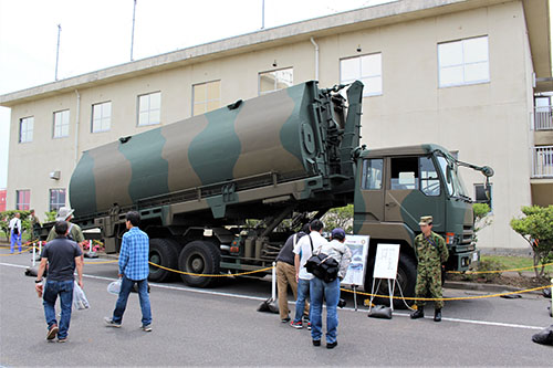 陸上自衛隊航空学校霞ヶ浦校の92式浮橋