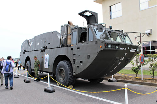 陸上自衛隊航空学校霞ヶ浦校の94式水際地雷設置装置