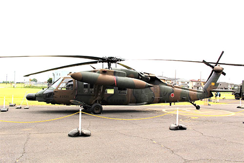 航空学校霞ヶ浦校のUH-60JA「ブラックホーク」