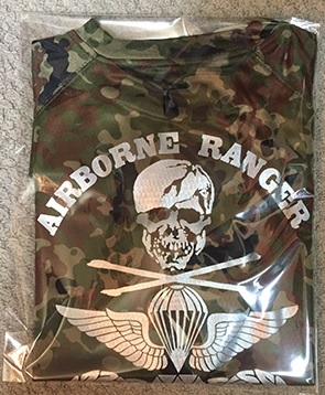 AIRBORNE　RANGERの速乾Tシャツ/迷彩