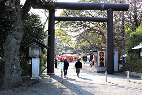 常陸神社の鳥居