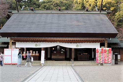 常磐神社の境内