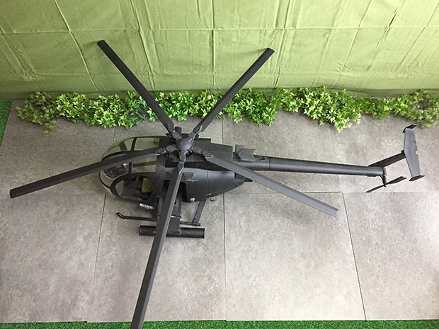 21stCenturyToysのAH-6左上から