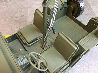 21stCenturyToysのM151A2ジープ斜め上から